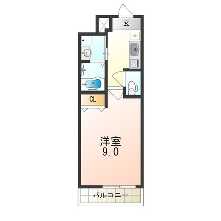 深江橋駅 徒歩6分 3階の物件間取画像